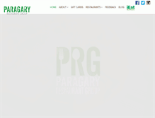 Tablet Screenshot of paragarys.com